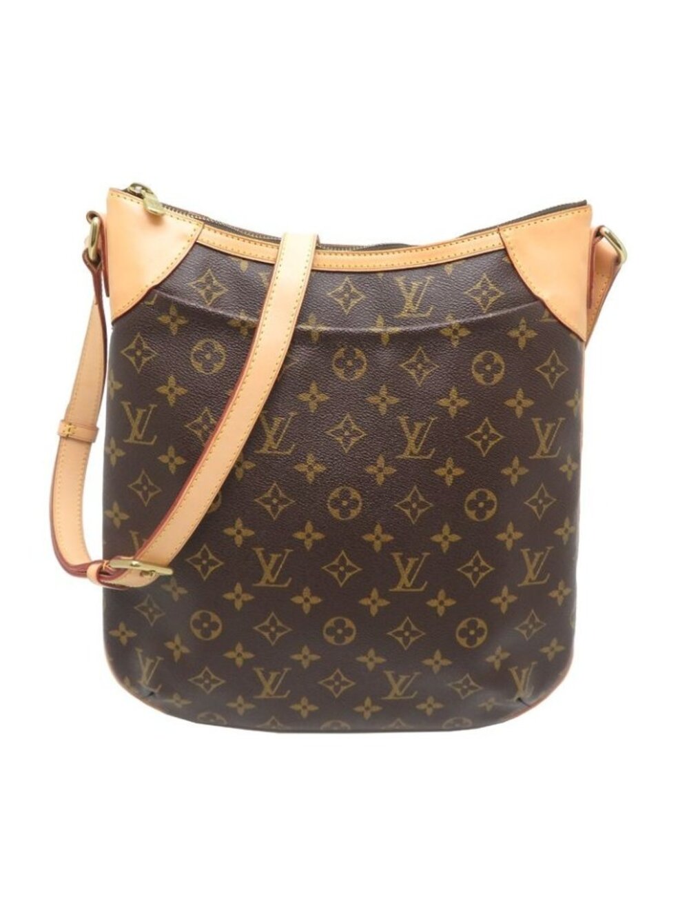 Louis Vuitton Shoulder Bag Leather Brown